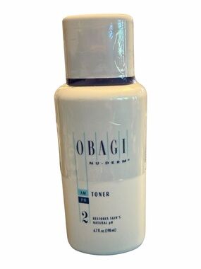 Obagi Nu-Derm Toner #2 6.7 oz Sealed Full Size AM/PM Facial Toner